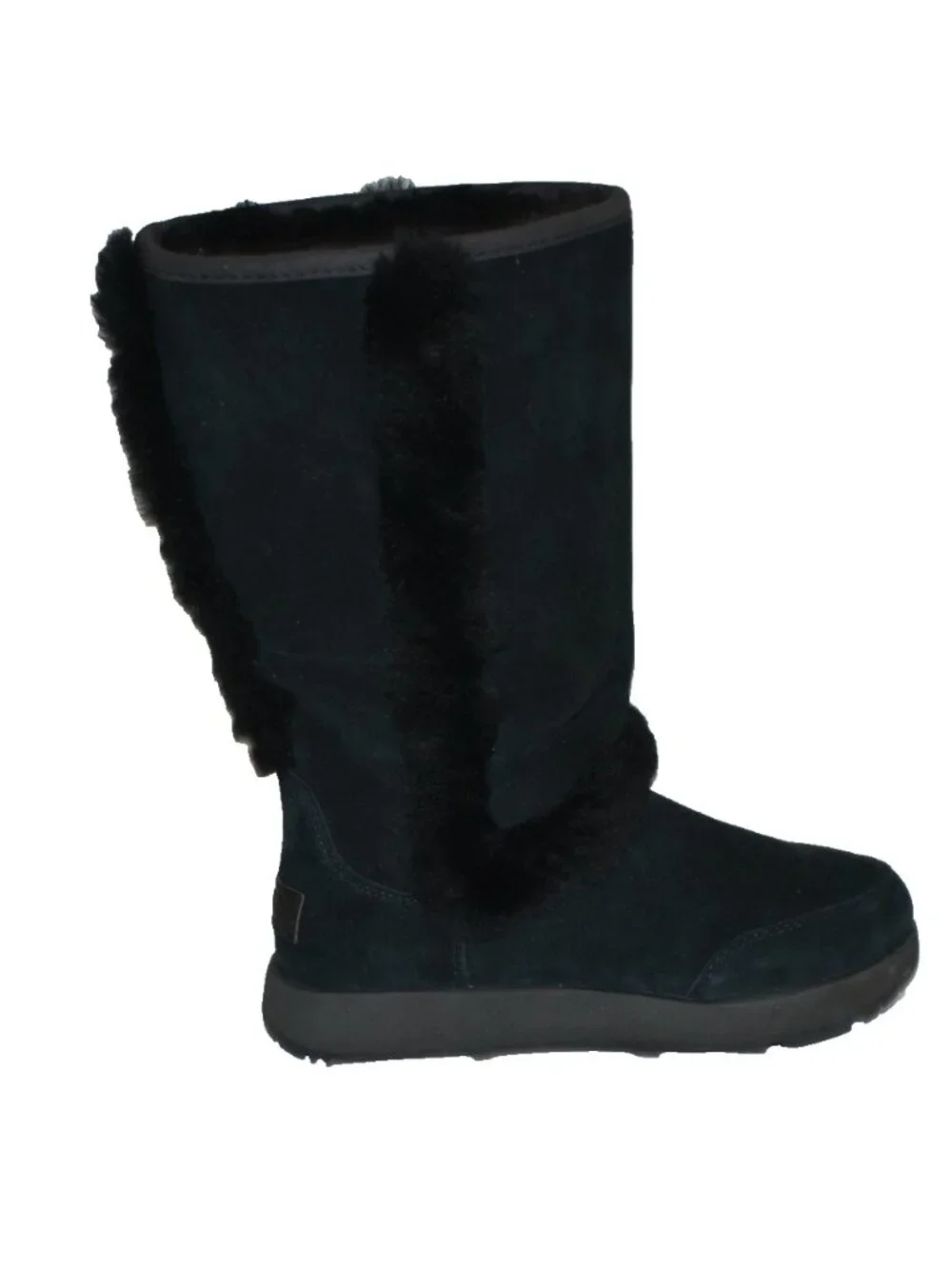 New Ugg Sundance Genuine Shearling Waterproof Boot Black 6 US 1017511 DD36